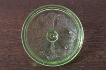 アンティーク雑貨　アンティーク　レトロなガラスのキャンディーポット2点セット