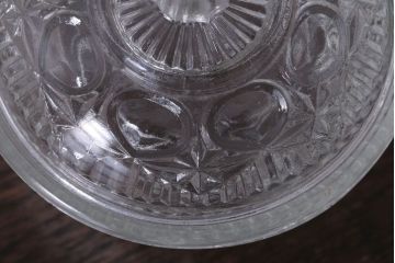 アンティーク雑貨　アンティーク　レトロなガラスのキャンディーポット2点セット