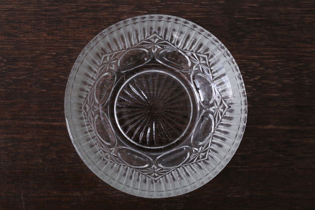 アンティーク雑貨　アンティーク　レトロなガラスのキャンディーポット2点セット