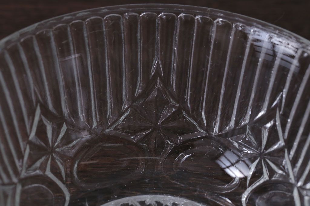 アンティーク雑貨　アンティーク　レトロなガラスのキャンディーポット2点セット