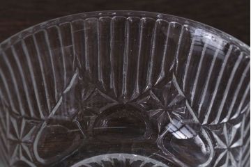 アンティーク雑貨　アンティーク　レトロなガラスのキャンディーポット2点セット