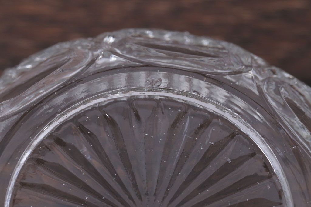 アンティーク雑貨　アンティーク　レトロなガラスのキャンディーポット2点セット