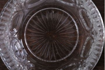 アンティーク雑貨　アンティーク　レトロなガラスのキャンディーポット2点セット