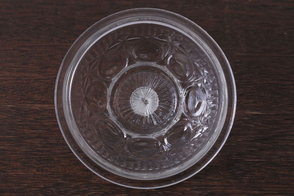 アンティーク雑貨　アンティーク　レトロなガラスのキャンディーポット2点セット