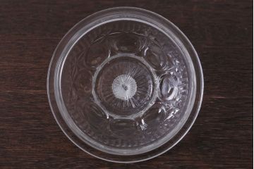 アンティーク雑貨　アンティーク　レトロなガラスのキャンディーポット2点セット