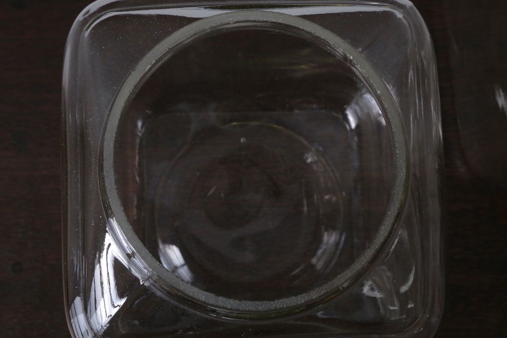 アンティーク雑貨　昭和レトロ　古い駄菓子屋のガラス瓶3個セット