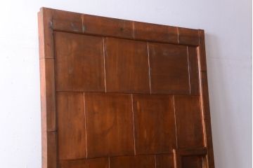 古民具・骨董　前面銅板のアンティーク蔵戸(玄関戸)