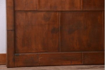 古民具・骨董　前面銅板のアンティーク蔵戸(玄関戸)