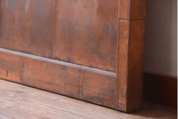 古民具・骨董　前面銅板のアンティーク蔵戸(玄関戸)