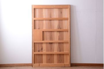 古民具・骨董　前面銅板のアンティーク蔵戸(玄関戸)