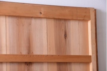 古民具・骨董　前面銅板のアンティーク蔵戸(玄関戸)