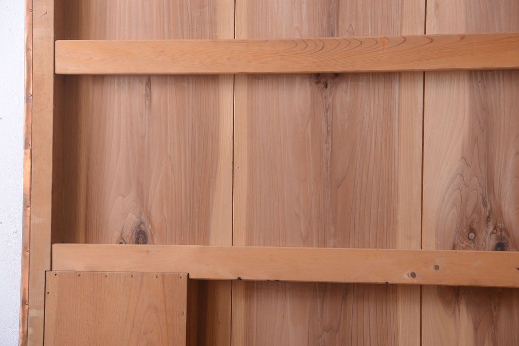 古民具・骨董　前面銅板のアンティーク蔵戸(玄関戸)