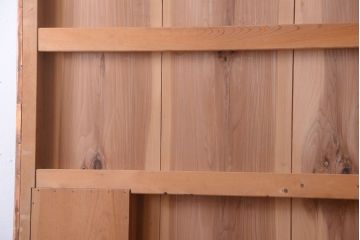 古民具・骨董　前面銅板のアンティーク蔵戸(玄関戸)