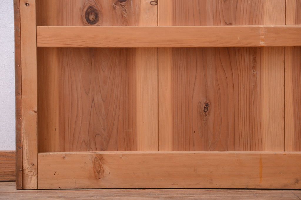 古民具・骨董　前面銅板のアンティーク蔵戸(玄関戸)