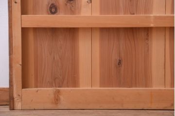 古民具・骨董　前面銅板のアンティーク蔵戸(玄関戸)