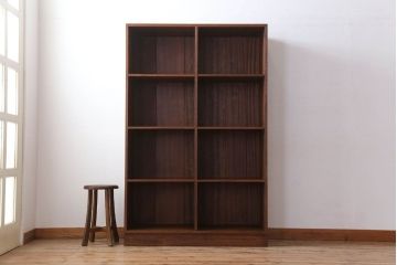 アンティーク家具　和製アンティーク　特大サイズ!古い木の重厚な縦型マス目棚