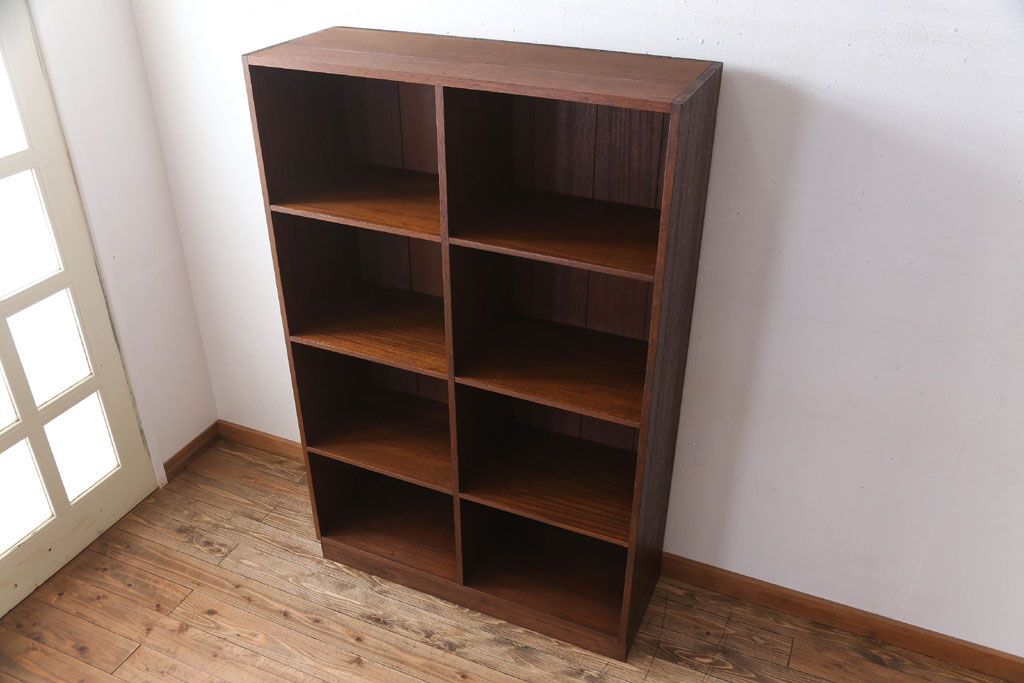 アンティーク家具　和製アンティーク　特大サイズ!古い木の重厚な縦型マス目棚