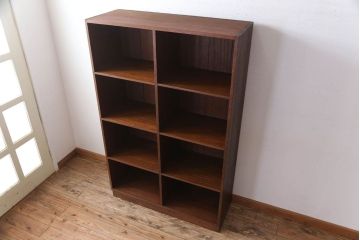 アンティーク家具　和製アンティーク　特大サイズ!古い木の重厚な縦型マス目棚