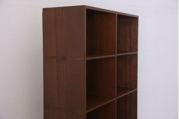 アンティーク家具　和製アンティーク　特大サイズ!古い木の重厚な縦型マス目棚