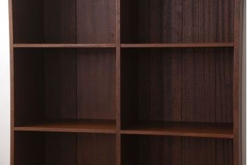 アンティーク家具　和製アンティーク　特大サイズ!古い木の重厚な縦型マス目棚