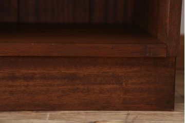 アンティーク家具　和製アンティーク　特大サイズ!古い木の重厚な縦型マス目棚