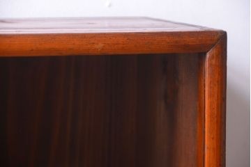 レトロ家具　昭和レトロ　古い木のアンティーク壁掛け収納棚