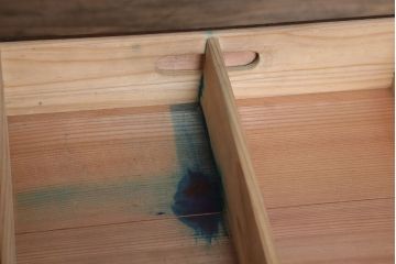 アンティーク雑貨　和製アンティーク　古い木製の大きな収納箱(収納ボックス)