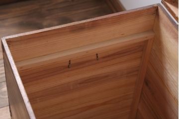 アンティーク雑貨　和製アンティーク　古い木製の大きな収納箱(収納ボックス)