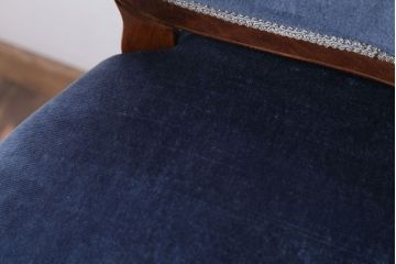 中古　イタリア製　高級感あふれるシックなダイニングチェア(1)