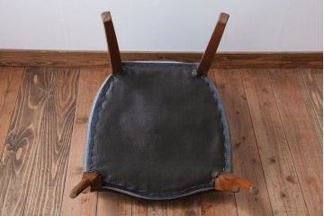 中古　イタリア製　高級感あふれるシックなダイニングチェア(1)