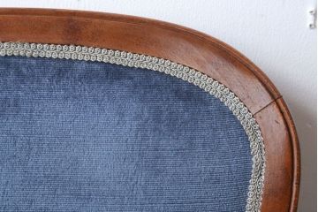 中古　イタリア製　高級感あふれるシックなダイニングチェア(2)