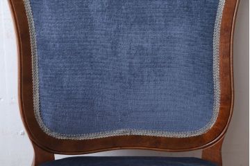 中古　イタリア製　高級感あふれるシックなダイニングチェア(2)