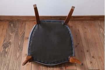 中古　イタリア製　高級感あふれるシックなダイニングチェア(2)