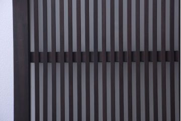 古民具・骨董　裏ガラス入り!デザインガラス帯格子戸4枚セット