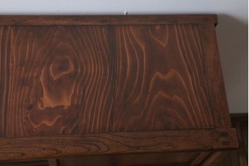 アンティーク家具　和製アンティーク　高級品!前面欅材の上品な収納棚