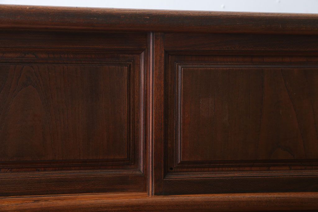 アンティーク家具　和製アンティーク　高級品!前面欅材の上品な収納棚