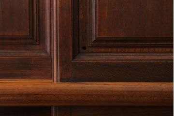 アンティーク家具　和製アンティーク　高級品!前面欅材の上品な収納棚