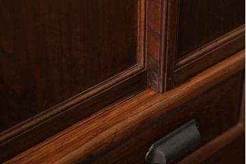 アンティーク家具　和製アンティーク　高級品!前面欅材の上品な収納棚