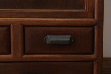 アンティーク家具　和製アンティーク　高級品!前面欅材の上品な収納棚