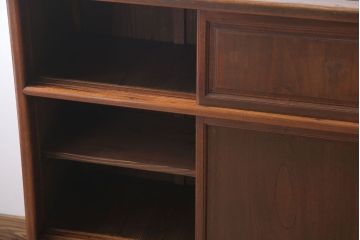 アンティーク家具　和製アンティーク　高級品!前面欅材の上品な収納棚