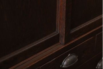 アンティーク家具　古民具・骨董　高級品!三方栗材のアンティーク収納棚