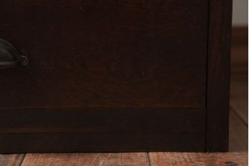 アンティーク家具　古民具・骨董　高級品!三方栗材のアンティーク収納棚