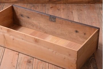 アンティーク家具　アンティーク　前面欅材!鉄脚付き時代箪笥ローボード(ローチェスト)(1)