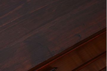 アンティーク家具　アンティーク　前面欅材!鉄脚付き時代箪笥ローボード(ローチェスト)(2)