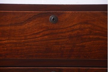 アンティーク家具　アンティーク　前面欅材!鉄脚付き時代箪笥ローボード(ローチェスト)(2)