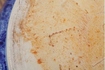 アンティーク雑貨　古民具・骨董　龍のひょうたん窓絵が美しい特大アンティーク瀬戸火鉢