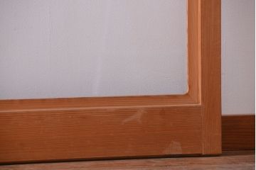 中古　和風インテリアに!雪見障子戸2枚セット(引き戸、擦り上げ障子戸、擦上障子戸)