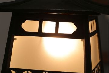 和製アンティーク　和モダンな吊り灯ろう照明(灯籠)