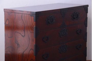 中古　伝統民芸家具 岩谷堂　隠し付き衣装箪笥(チェスト)