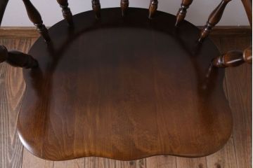 中古　飛騨産業　キツツキマーク　穂高　アームチェア(キャプテンチェア)(1)